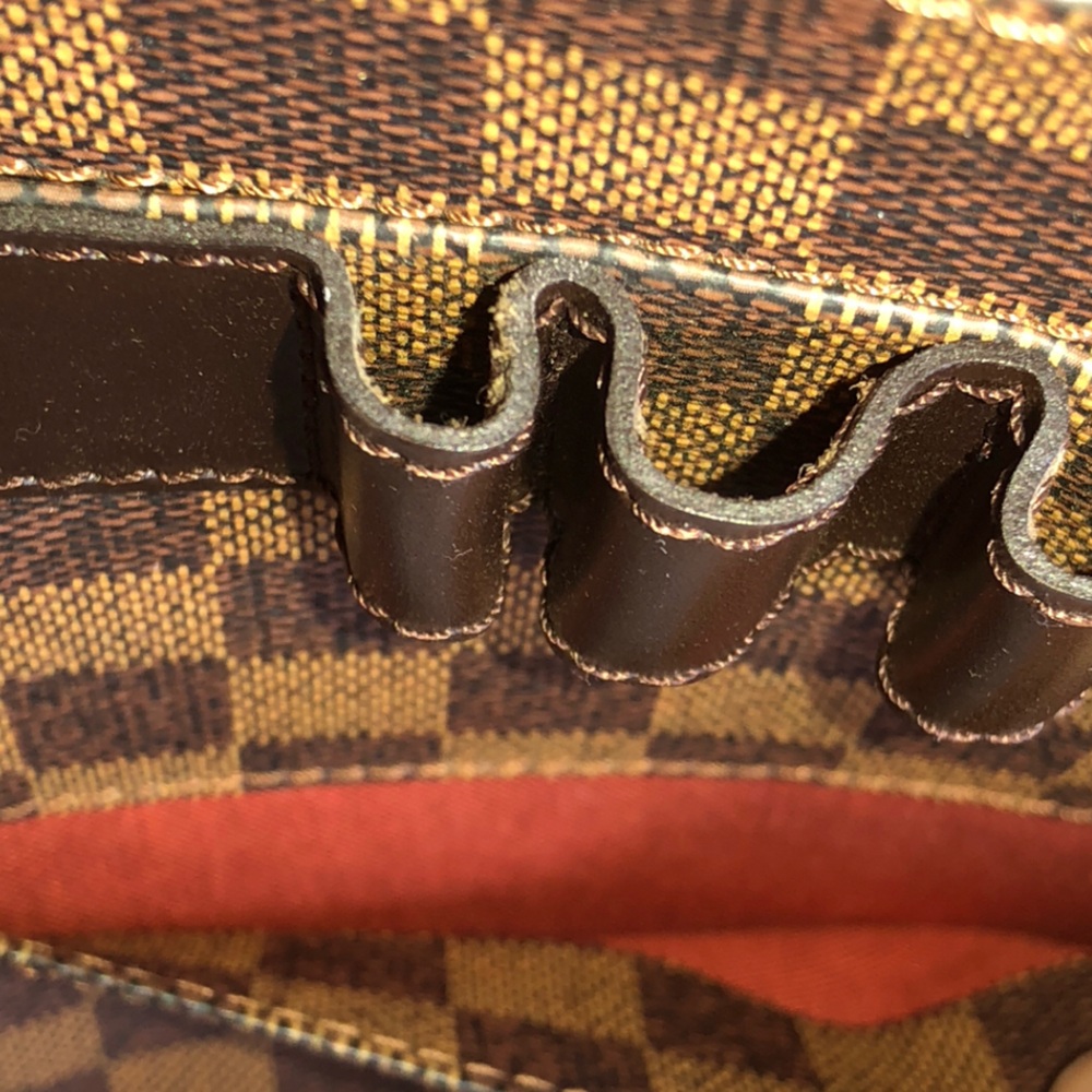 Authentic LOUIS VUITTON Portobello PM Damier Ebene Crossbody Shoulder Bag - Picture 13 of 17
